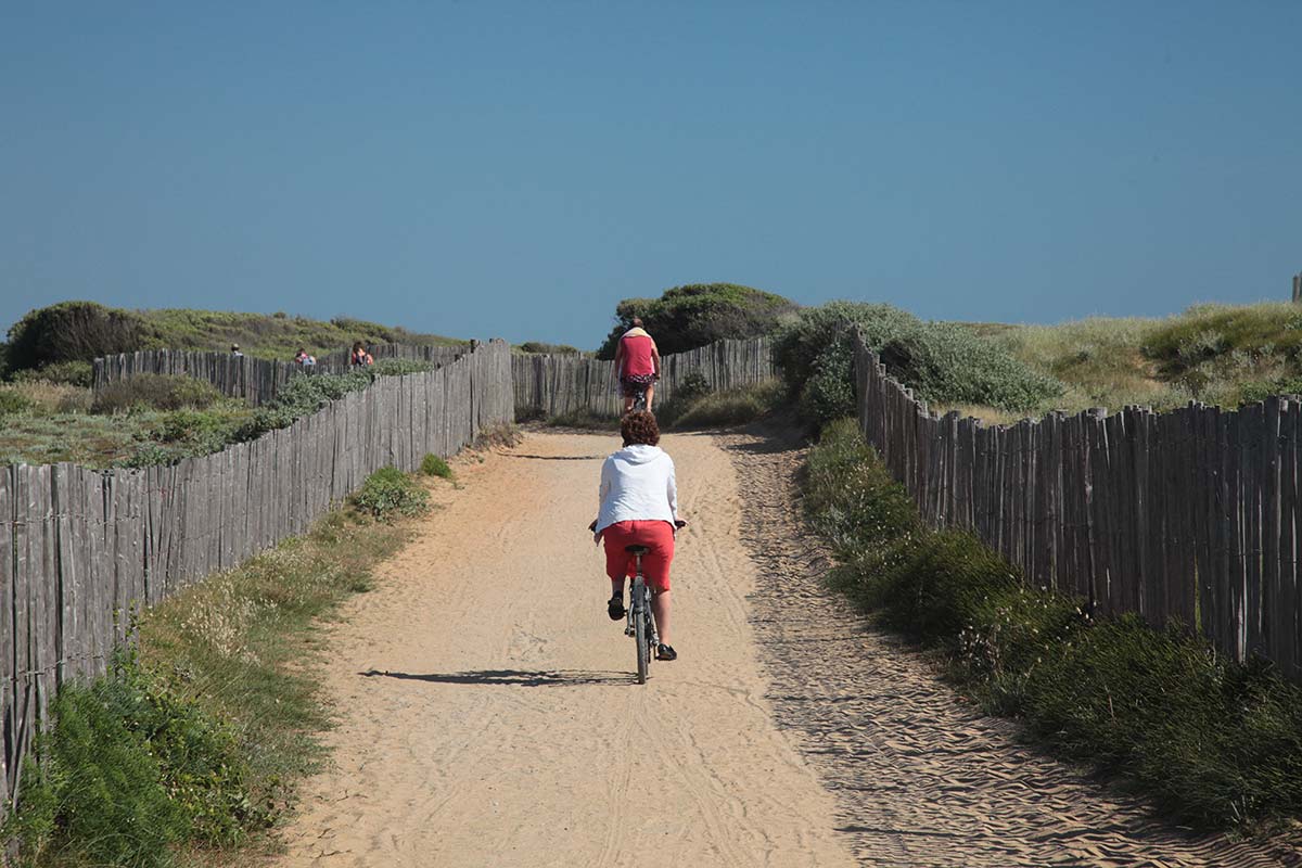 rando à vélo sur la côte